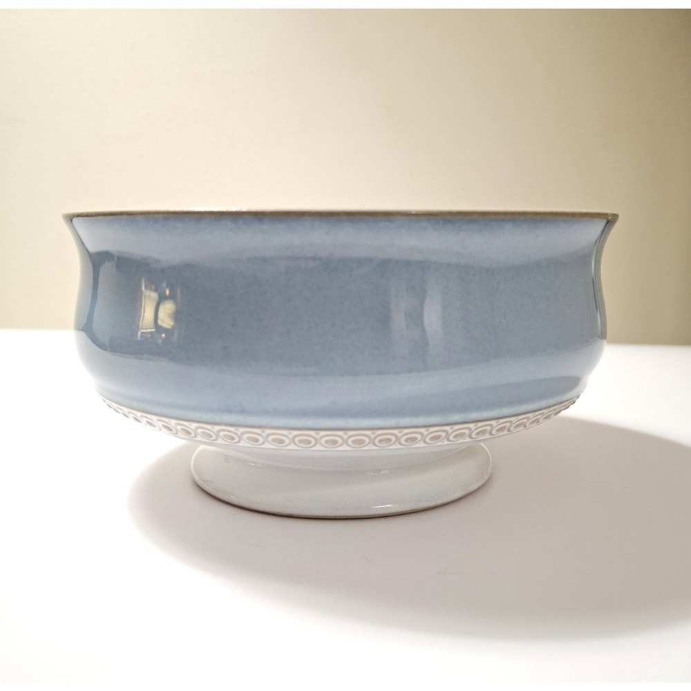Denby England Stoneware Vintage Blue Venice Coupe Cereal Bowl